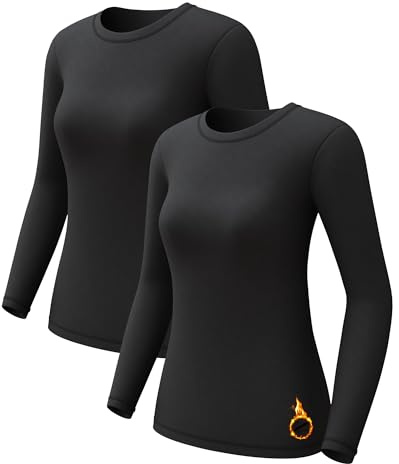 CL convallaria Ropa Interior térmica para Mujer, Ropa Interior Funcional, termoactiva y Transpirable, Forro Polar Interior, Ropa Interior de esquí, Ropa Interior térmica Suave