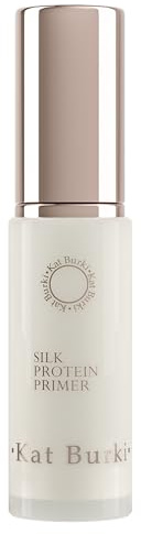 Kat Burki Silk Protein Primer with Botanical Hyaluronic Acid, Irish Sea Moss & Silk Amino Proteins, Hydrates, Smooths & Protects Skin, Silicone-Free, 1 Fl Oz