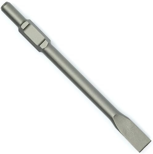 Verda Profi Meißel 410 mm SDS-HEX Sechskant Aufnahme, Spitz, Werkzeugstahl, Breaker Meißel