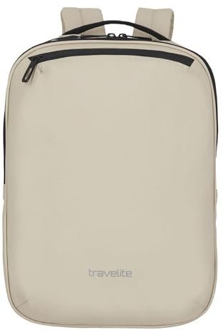 Travelite Handgepäck Rucksack, Laptopfach 13 Zoll, wasserabweisender Tagesrucksack mit Aufsteckfunktion, 40 cm, 12 Liter, 400 Gramm