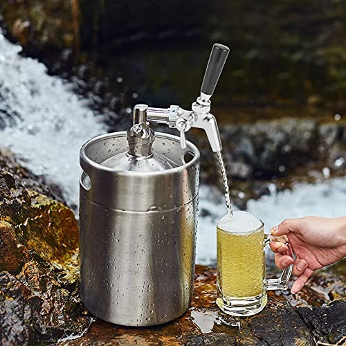 Dispensador de Grifo de Cerveza Ajustable, Equipo de Elaboración Casera, Barril de Cerveza de Cobre