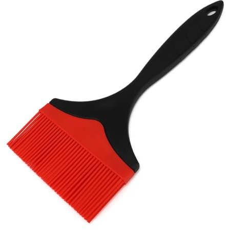 Pinceles de Repostería, Brocha de Silicona Extra Grande, Pincel Barbacoa Resistentes al Calor, Cepillo Cocina para Hornear, Asar, Esparcir Aceite, Mantequilla, Salsa, Marinados (1 Piezas)