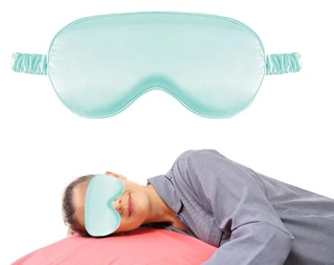 Augenabdeckungen für Schlaf, lichtblockierender Schlaf, Nacht-Augenbinde, Reise-Nacht-Augenschutz, Schlafauge, elastische Reise-Nacht-Augenschatten, weich, atmungsaktiv, für Büros