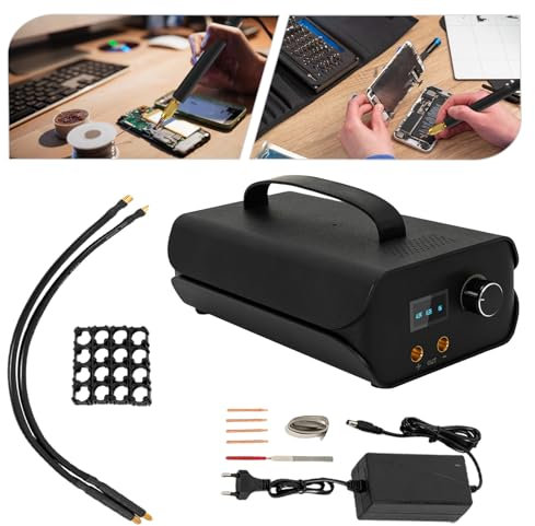 LENDISIY Poste à souder par points, machine de soudage par points, portable, avec condensateur Farad 3000F, prend en charge la bande de nickel 0,1-0,3 mm