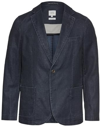 camel active Men's Casual Blazer, darkblue, 44