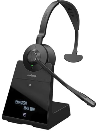 Jabra Engage 75 SE Headset with headband pad, Base, Power supply, 1.5m USB-C to USB-A Cable, Desk phone cable, Quick start guide, Warranty and warning (safety leaflets)