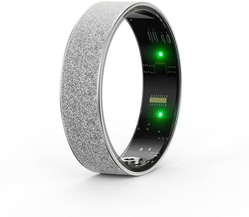 ciciglow Smart Ring, Rastreador de Actividad Física, Rastreador de Salud con Anillo Inteligente, Rastreador de Actividad para Hombres y Mujeres, Resistente Al Agua IP68, Carga Rápida (11#)
