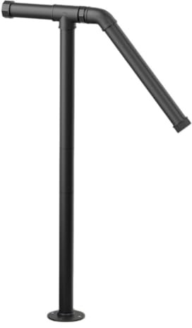 Handlauf für Den Außenbereich mit Einzelpfosten, Passend mit Basiszubehör, Flexible Höhe für Balkone, Gärten, 1 Stück