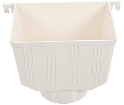 Uonlytech Adaptador Para Bajante De Canalón De Pvc Accesorio Portátil Para Drenaje De Agua De Lluvia Tejados Recolector Para Kit De Canaletas Cobertizos y Desvío De Agua Barriles De Recogida