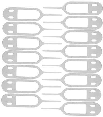 Artibetter 50pièces Outil Éjecteur De Carte Sim Acier Inoxydable avec Aiguille De Accessoire Pratique pour Retrait De Carte Sim sur Téléphones Portables