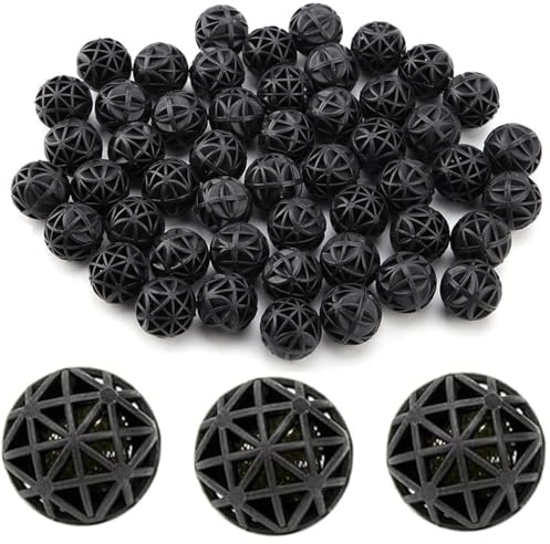 ZHAOYCSH Aquarium Bio Filterbälle 150Stk -Filtermaterial für Aquarium & Teich Poröse Filterkugeln 16mm Durchmesser Bio Balls für Außenfilter, Wasserfall & Brunnen | Biochemische Wasseraufbereitung