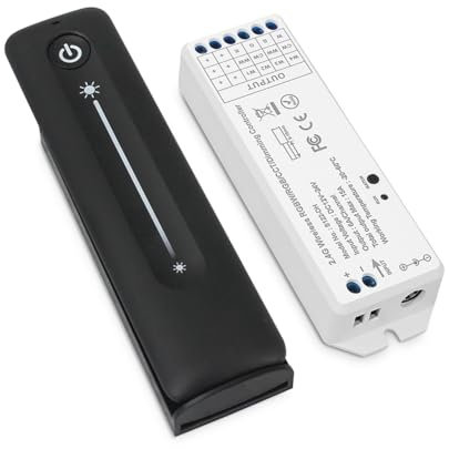 Wouueso Dimmer LED 2.4G PWM Touch Fili 5V 36V Striscia LED Monocolore Smart Wifi Interruttore Dimmerabile