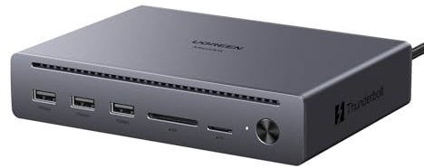 UGREEN Maxidok Thunderbolt 5 Docking Station, Revodok 10-in-1 TB5 Dock, 120Gbps Max Transfer, Single 8K@60Hz, Triple 4K Display, 100W Max Laptop Charging, 1GbE, for TBT5/4 MacBooks and Windows Laptops