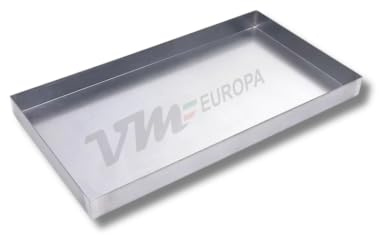 VM Europa - Edelstahl Fettwanne - Maße 50 x 70 cm - AISI 430 Legierung - Edelstahlwanne Gastro Auffangbehälter