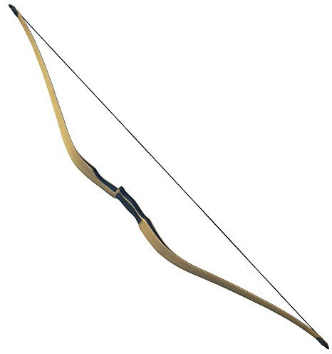 SHARROW 30lbs Bogenschießen Langbögen Mongolischen Traditionellen Recurve Bogen 60 Zoll Holzbogen Bambus Bogensport (Modell 1, 30lbs)