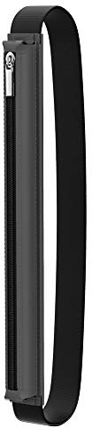 Moko Leder Stift Hülle Halter Kompatibel mit Apple Pencil, Space Grau | für Apple Pencil Pro/1./2. Gen/USB-C, Reißverschluss und elastischem Band, Befestigung für iPad-Hülle, 9,7-13 Tablet