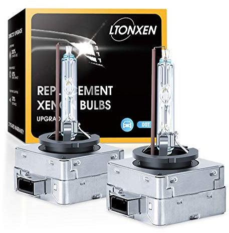 D1S Xenon 6000K Brenner, 12V 35W Kalt weiß Auto Scheinwerferlampe HID Entladungs Lampe Ersatz Kit (2 Stück)