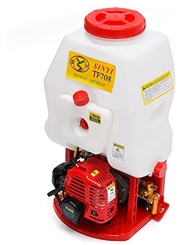 Benzin Motorspritze, 20L 25.4CC Benzin Rückenspritze Sprühgerät 2-Takt Rücken Drucksprüher Benzinmotor Garten Pflanzensprüher Gartengeräte