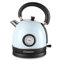 MONZANA® Electric Dome Kettle | 1.8L | Retro Vintage Style | Rapid Boil | Automatic Cut-Out | Boil Dry Protection | 2200 W | Temperature Gauge | Filter | Light Blue