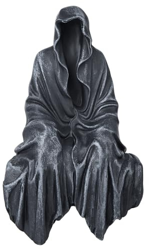 SHOWFEICAT Resin Tabletop Gothic Decor Sitting Statue, Resin Statue Gothic Decor, Fits On Sturdy Shelf and Has A Cool Mystic Look 5.1 Inch
