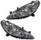 ATEC Germany 2x faros Faros delanteros Faros principales izquierda + derecha Compatible con PEUGEOT 307 (3A/C), 307 Break (3E), 307 CC (3B), 307 SW (3H)