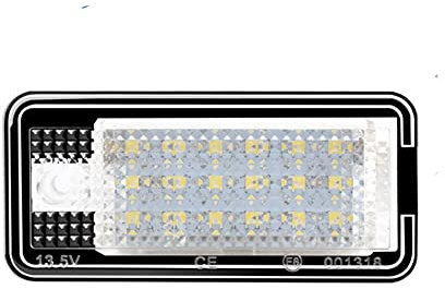 License Number Plate Light, 2PCS Rear Number Plate 12V 6500K LED Taillight Lamp For Audi A3 S3 A4 S4 A6 S6 A8 Q7