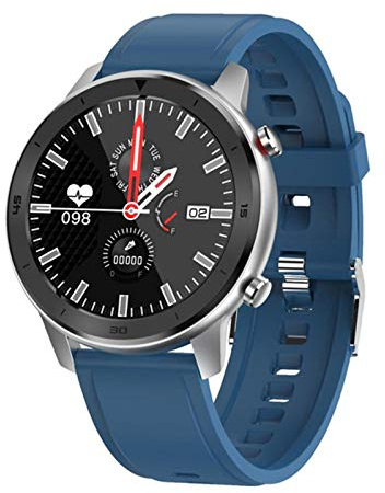 QESTO MAD DT78 1,3 pollici IP68 impermeabile orologio intelligente da uomo impermeabile sport nuoto intelligente orologio da donna cardiofrequenzimetro orologio Smartwatch (E)