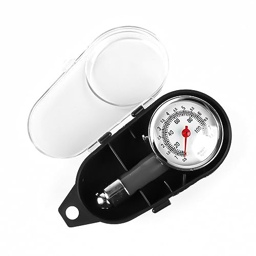 Alnicov Manomètre de Pression des pneus de Voiture de Haute précision 0-100 psi pour véhicules Tout-Terrain, camionnettes, vélos, Motos et Voitures