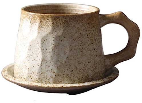 Tazzine Caffè Tazza da Caffè Tazza di Tè Tazze Tazza Da Caffè Smaltata Personalizzata E Set Di Piatti Tazza Da Tè Pomeridiana In Ceramica Vintage Home Office Tazzine di Caffe Tazze da Caffè ( Color :