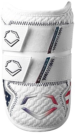 EvoShield X-srz 2.0 Ellenbogenschutz, Rot/Weiß/Marineblau, S