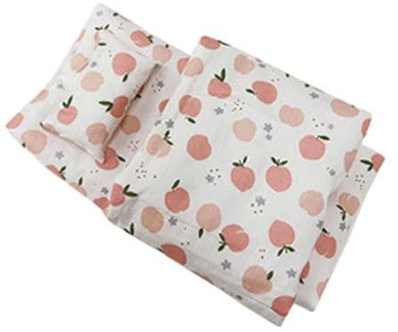 Sharplace Puppenbettwäsche-Zubehör, Rollenspiel, Lernspielzeug, Valentinstagsgeschenke für Kinder für Puppenbetten, Puppen-Etagenbetten, 10–25 cm große Puppe, Weiß