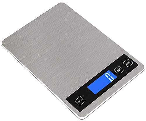 Bilance elettroniche per alimenti Bilance da cucina digitali digitali, bilancia elettronica portatile ad alta precisione da 1 g per la cottura al forno 5 kg 10 kg 15 kg Ricarica USB (colore: B, dimens