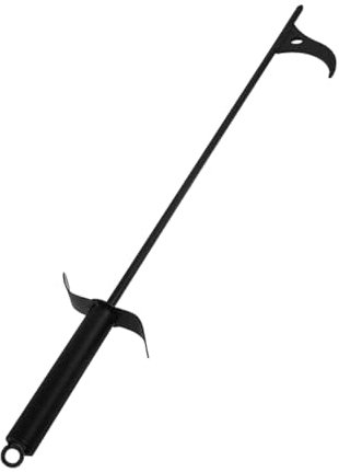 PartyKindom Pinze in Acciaio Design Allungato Attizzatoio Portatile Per Focolare Carbonella Pratico Per Barbecue All Aperto e Uso Domestico