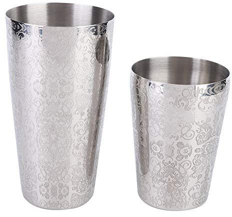 304 Rostfritt stål Cocktail Shaker Set Boston Shaker Bartender Bar Tool Silver Professional Grade Cocktail Making Kit For Home Bars och Professional Bartenders High Quality Food