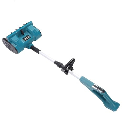 FTVOGUE Elektrische Schneeschaufel Effizienter Batteriebetriebener Schneesturm für BL1820 BL1830, Schnurlose Elektrische Schneeschaufel für Auffahrten, Veranden, Hundewege, ABS/Aluminiumlegierung