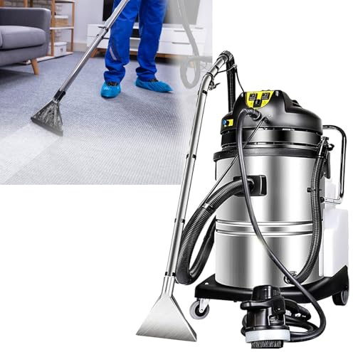 Macchina per la pulizia di tappeti commerciali da, pulitore di tappeti commerciale per bagnato/asciutto, macchina per l'estrazione di tappeti commerciali per l'aspirazione di tappeti/divani,40L