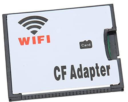 ZAICOLER Lector de Tarjetas CF, Tarjeta de Memoria para Adaptador CF Enchufe y Reproduce el Adaptador de de Memoria WiFi con Formatos de Archivo Compatibles con de de Flash Compacta para iOS para