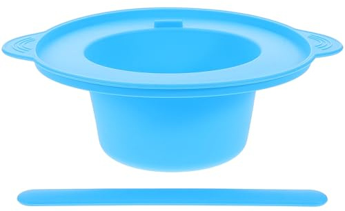 ABOOFAN Recipiente de Silicona para Mascarilla Facial 500Ml Resistente al Calor Varilla para Remover Azul Kit Multifuncional para Mezclar Mascarillas y Cera Tratamientos Reutilizable