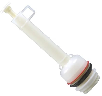 Homeponnew Valvola di scarico bianca della toilette di 1,6 gpf per il bianco di plastica 1,6 È fatto della materia plastica che rende il tasso rapido del consumo di acqua gpf6.0 lpf dell'installazione