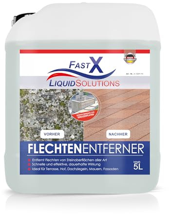 Flechtenentferner Pro: Hochwirksam gegen Moos & Flechten 5L – Ideal für Garten und Außenbereiche (5 Liter)