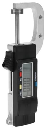Paint thickness meter, Digital Thickness Gauge Horizontal Type Electronic Display Caliper Measuring Tool 0-25mm Portable Paint Depth Gauge