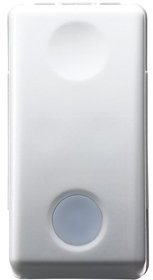 GEWISS 20504 - Interruptor bipolar luminoso 16 AX - 1 m blanco System