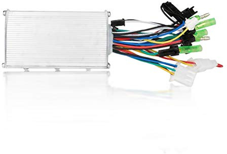 Bürstenloser Motorregler 24V/36V Universal, 350W Aluminiumlegierung Motor Brushless Controller für Bike Scooter, Elektro Roller, E-Bike 24V, 36V LQ-S11X Denver E-Roller 24V Controller, Zündapp Green