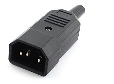 Aexit Connettore a innesto per presa di corrente maschio in IEC C14 AC 250V 10A ID: 740554
