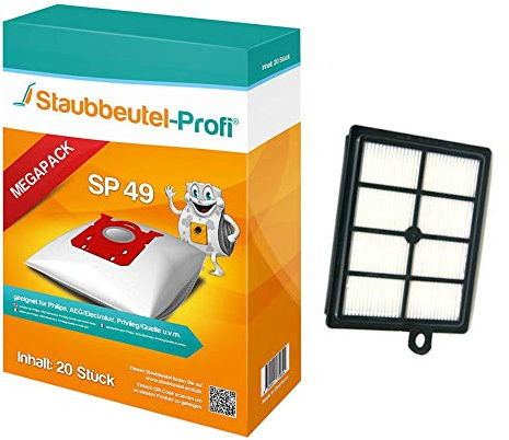 20 Staubsaugerbeutel HEPA geeignet für AEG VX82-1-ÖKO (20 Beutel + 1 Filter)