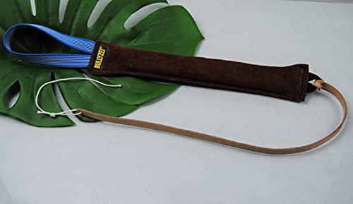 BULLYZEI Beißwurst-Peitsche Leder 30cm Hundesport
