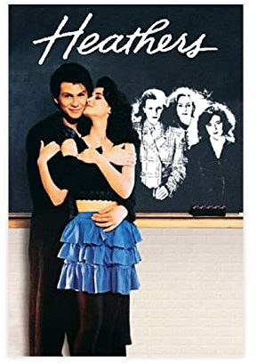HDTS Klassisches Filmposter mit Heathers-Motiv, Leinwand, Schlafzimmer, Dekoration, Sport, Landschaft, Büro, Raumdekoration, Geschenkrahmen: 30 x 45 cm