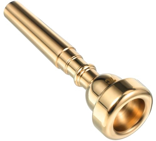 Goldenes Messing Trompetenmundstück für Anfänger und Profis, Robust | Ersatzteil für Kleine Trompeten, Elegant und Handlich, Passend für Viele Modelle, Stilvoll