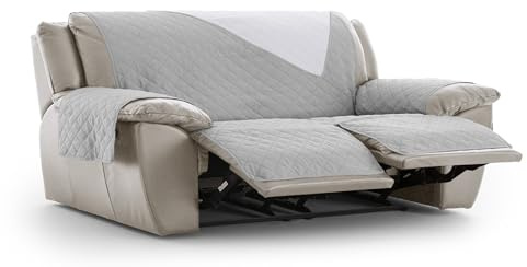 Eysa Magnus Housse de canapé réversible 3x2 Relax Pratique C/06, 06 Gris