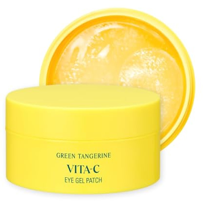 GOODAL Green Tangerine Vitamin C Moisturizing Eye Patch | 5-minute, Hydrating Gel Patch (60 sheets)